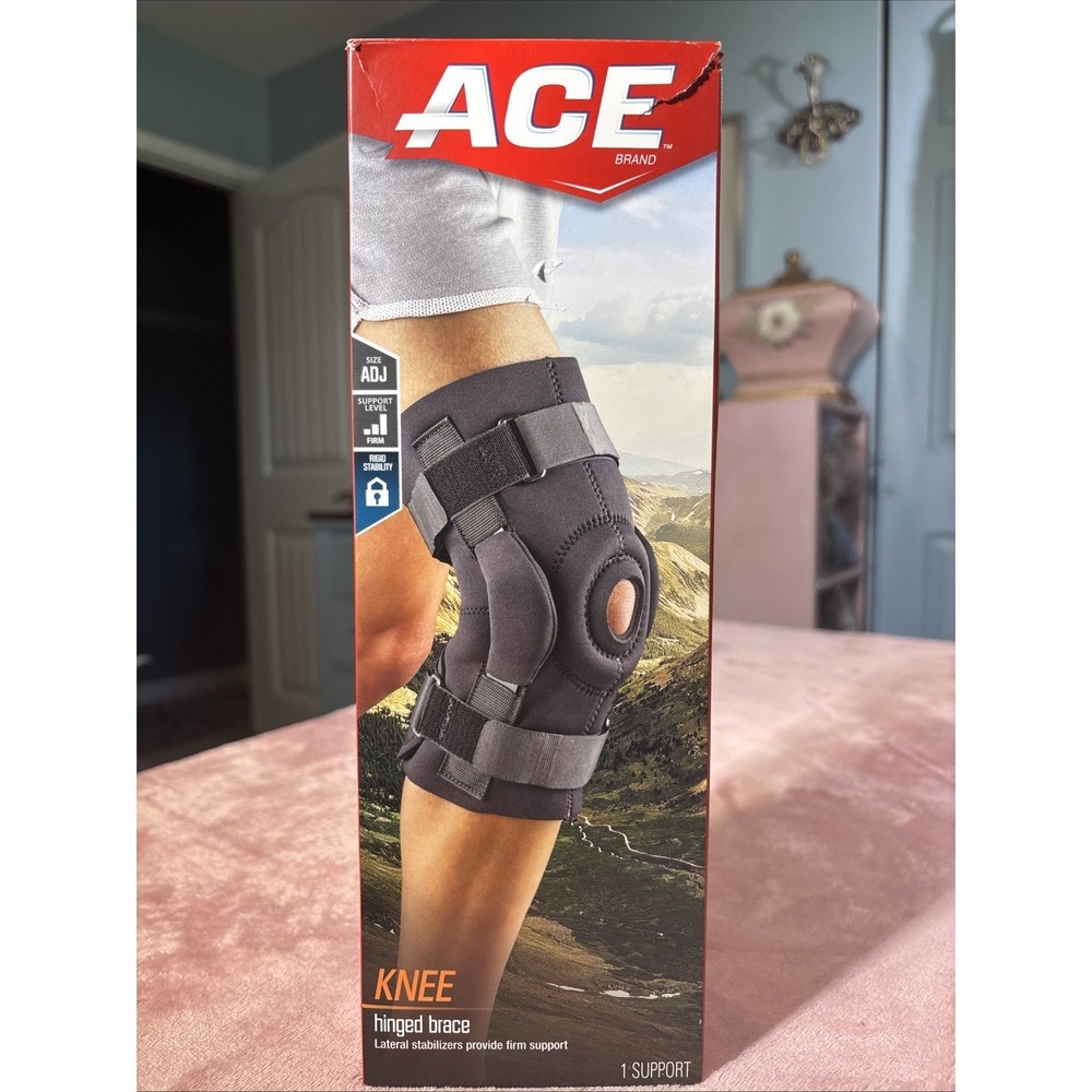 ACE Stabilizing Hinged Knee Brace Left or Right Knee - Unused‎ open box